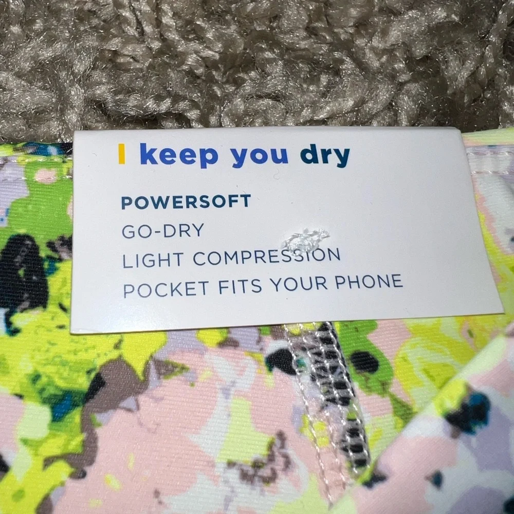 NWT!! Old Navy High-Waisted PowerSoft Side-Pocket Crop Leggings - Sz M - Picture 8 of 10